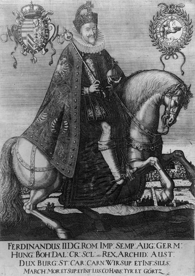 フェルディナンド2世（1578〜1637年）、神聖ローマ皇帝 作： German School