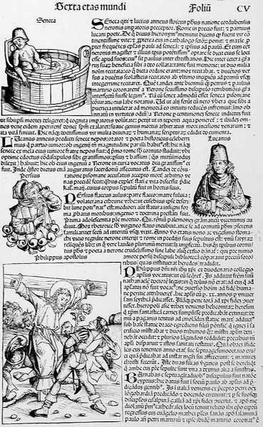 Folio CV、Hartmann Schedel（1440-1514）1493によるLiber Chronicarumから 作： German School
