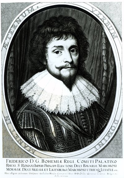 フレデリック5世（1596〜1632年）、ボヘミアの王、ライン王宮選帝侯、ウィレムホンディウス（c.1597〜c.1660）によって彫刻、1633年 作： German School