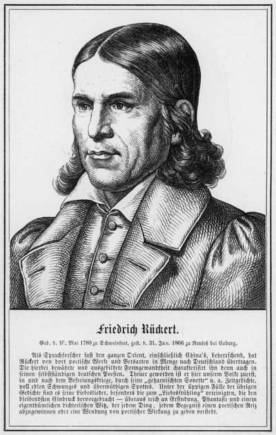 Friedrich Ruckert（彫刻 作： German School