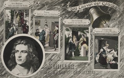 Friedrich Schiller（カラーリトグラフ 作： German School