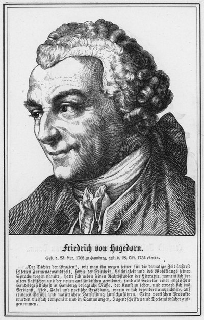 フリードリヒ・フォン・ハゲドルン（彫刻 作： German School