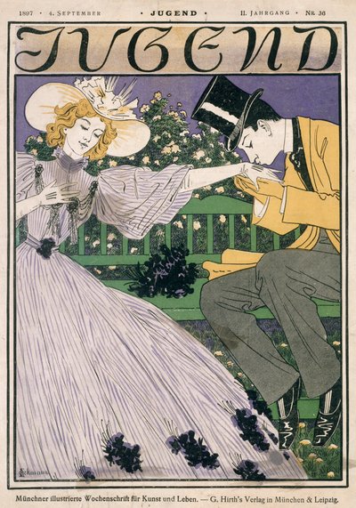 ユジェンド誌の表紙、1897年9月4日 作： German School