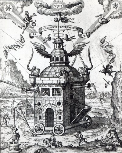 Theophilus Schweighardtによる名声の大学友愛の口絵、1618年 作： German School