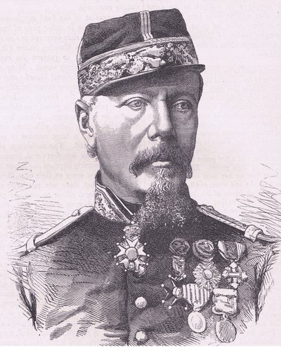 クレマー将軍、カッセル・アンド・カンパニー・リミテッド発行のCassells History of the War between France and Germany, c.1890 (litho) 作： German School