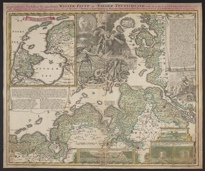 1717 年 12 月 25 日、1718 年頃 (印刷) 作： German School