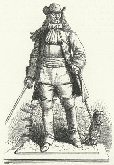 ゲオルク・フォン・デルフリンガー（ドイツ・ブランデンブルク＝プロイセン軍の野戦司令官）（彫刻作品 作： German School
