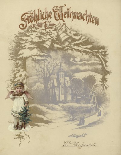 ドイツのクリスマスカード 作： German School