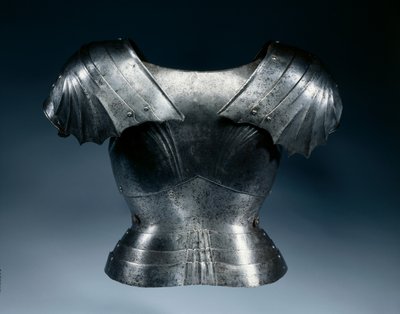 ゴシックバックプレート、c.1475-1500 作： German School