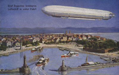 フェルディナンドフォンツェッペリンの飛行中の飛行船を数える 作： German School