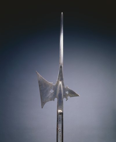 ハルバード、1520年頃（鉄鋼と木材） 作： German School