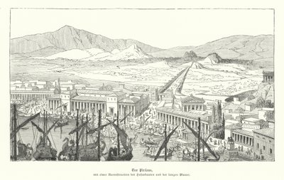 古代ギリシャ、ピレウスの港（彫刻 作： German School