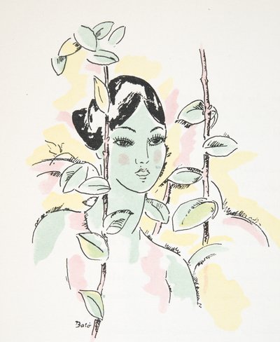 Styl』（1922年刊）のイラスト（ポショワール版画 作： German School