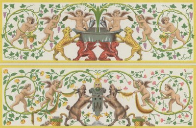 16世紀のイタリアの壁画 作： German School
