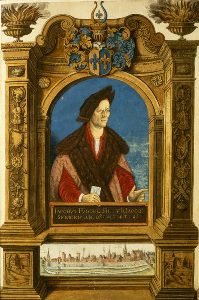 ヤコブ・フガー、フガー家の秘密の名誉書から 作： German School