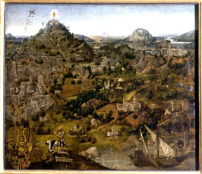 エルサレムと聖地、1501-55 作： German School