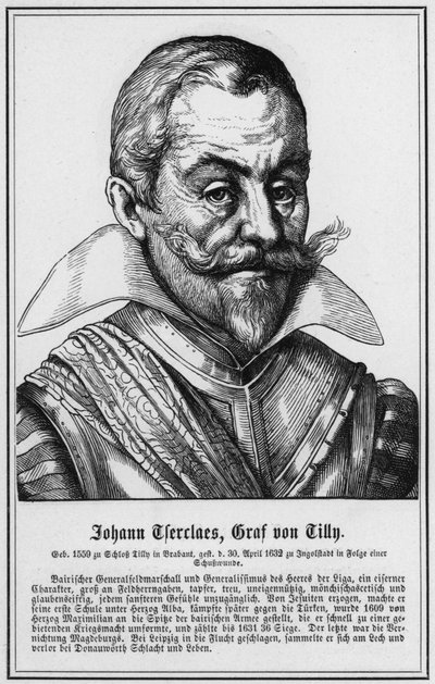 ティリー伯爵 ヨハン・ツェルクラエス（彫刻作品 作： German School
