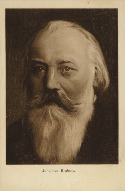 ヨハネスブラームス、ドイツの作曲家およびピアニスト（1833-1897） 作： German School