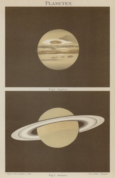 木星と土星 作： German School