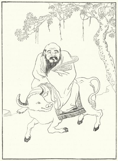 水牛に乗った老子(彫刻) 作： German School