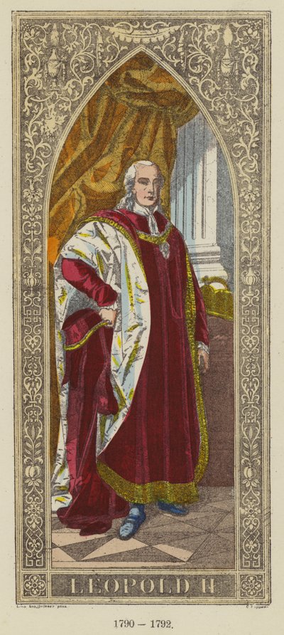 レオポルドII、1790-1792 作： German School