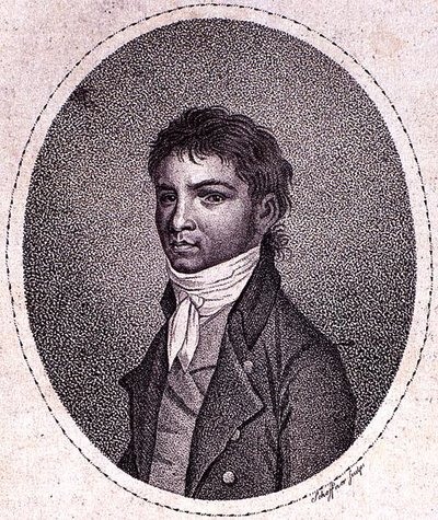 ルイ・ファン・ベートーヴェン（1712-73） シェフナーの彫刻（メゾチント 作： German School