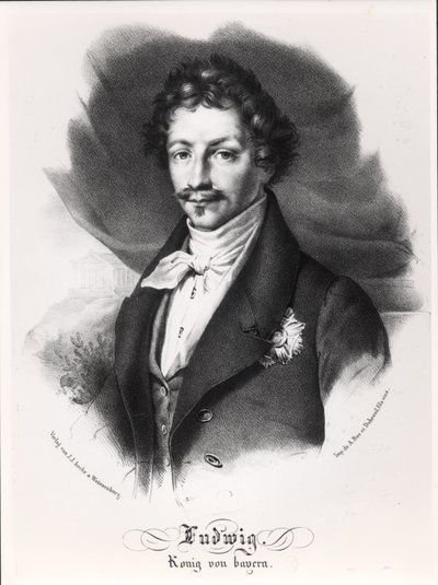 バイエルンのルートヴィヒ1世（1786年8月25日〜1868年2月29日） 作： German School