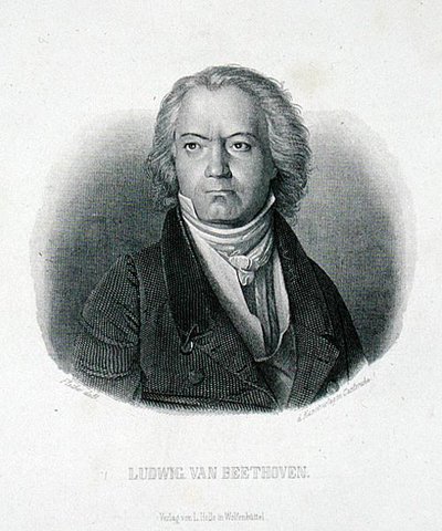 ルークヴィヒ・ヴァン・ベートーヴェン（1770-1827）（彫刻家 作： German School