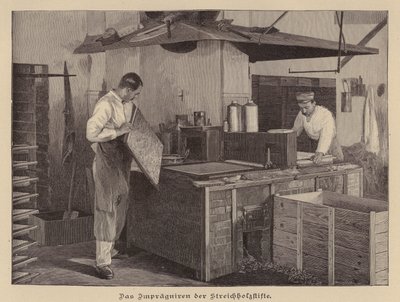 マッチの製造（刻印 作： German School