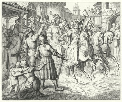 1521年のワームでのマーティンルターズレセプション 作： German School