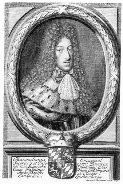 マクシミリアンIIエマニュエル（1662-1726）、レナードIIヘケナウアー（165060-c.1704）によって彫刻 作： German School