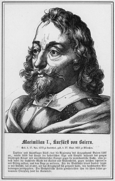 バイエルン選帝侯マクシミリアン1世(彫刻) 作： German School