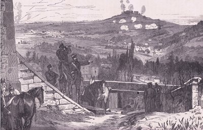 包囲中のヴァレリアン山（Cassells History of the War between France and Germany, published by Cassell and Company Limited, c.1890 (litho) 作： German School
