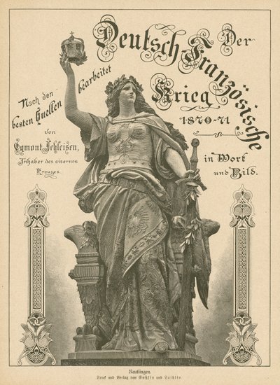 Niederwalddenkmal、リューデスハイム、ドイツ 作： German School