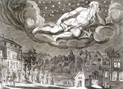 ポール・ファースト（c.1605-66）による「夜」（エングレービング） 作： German School