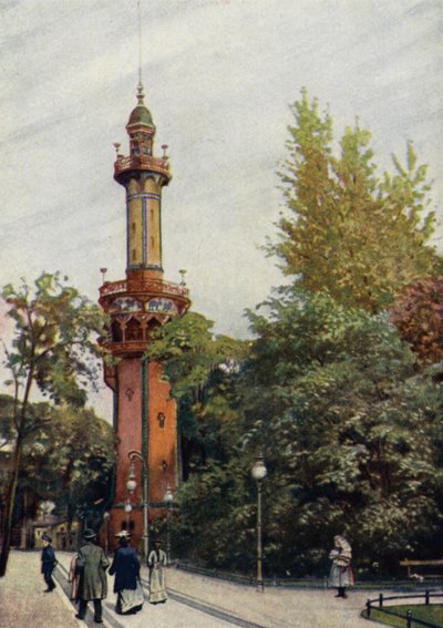 展望塔、ベルリン動物園、ドイツ（カラーリソ） 作： German School