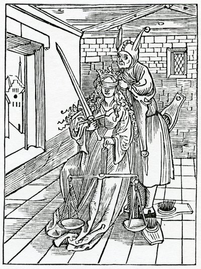 1874年に発行されたエディションからの、アローンのバークレーの英訳「The Ship of Fools」の英訳のイラスト 作： German School