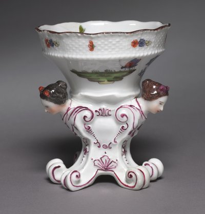 Sulkowsky Service、メーカーMeissen Porcelain Factory、ドイツ、1735-1756からの塩のペア 作： German School