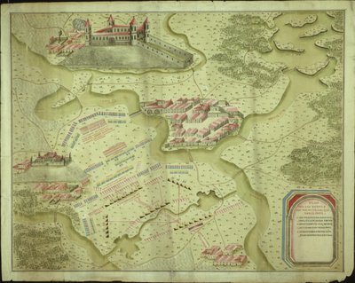 1741年4月10日のモルヴィッツの戦いの計画 作： German School