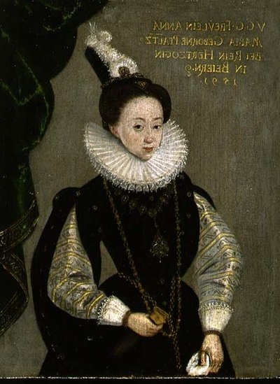 バイエルン公爵夫人アンナ・マリアの肖像 作： German School