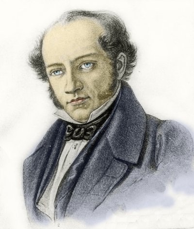 ジェイコブグリムの肖像、1837年 作： German School