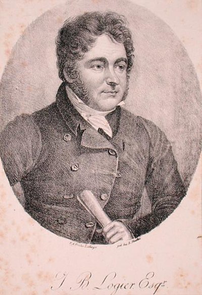ヨハン・ベルンハルト・ロジエ（1777-1846）の肖像（エングレーヴィング 作： German School