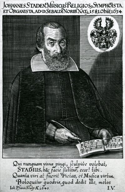 ヨハン・シュターデン（1581-1634）の肖像 作： German School