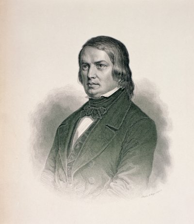 ロバート・シューマンの肖像（1810-56） 作： German School