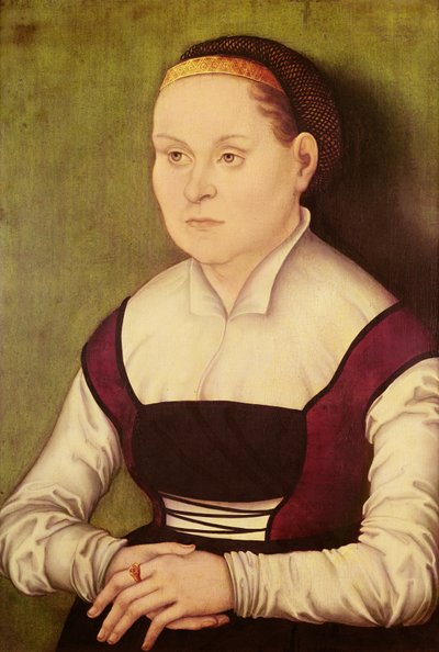 女性の肖像 作： German School
