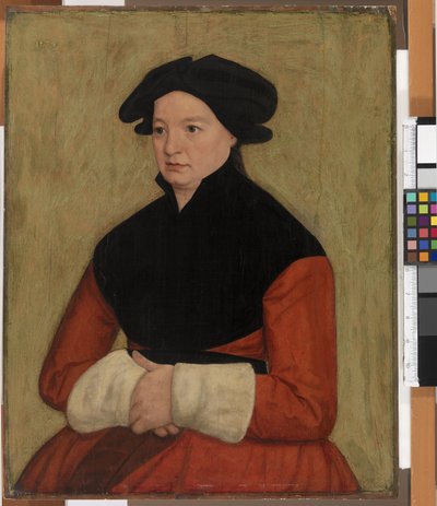 女性の肖像、1578 作： German School