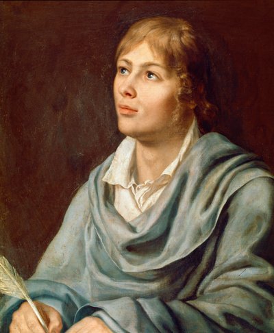 オーストリアの作曲家ウォルファング・アマデウス・モーツァルト（1756-1791）の肖像 19世紀のドイツ派の絵画。ナポリ、サン・ピエトロ・ア・マジェーラ音楽院 作： German School