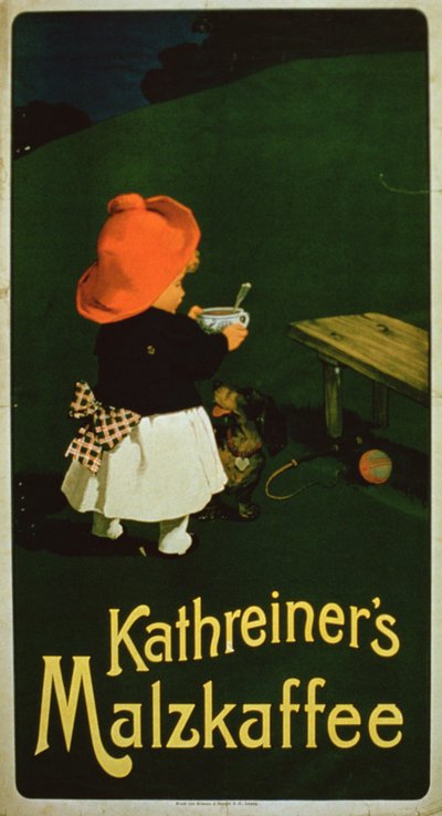 Kathreiners Malt Coffeeのポスター広告 作： German School