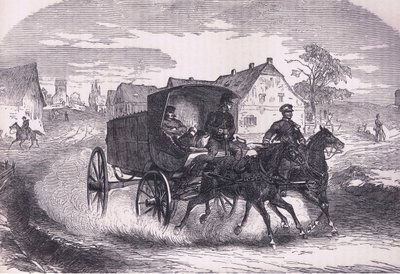 Prussian military post, Cassells History of the War between France and Germany published, c.1890 (litho) 作： German School