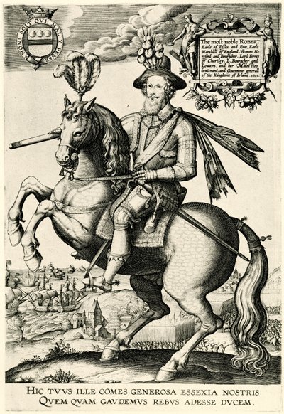 ロバート・デブロー・エセックス伯爵（Robert Devereux Earl of Essex 作： German School